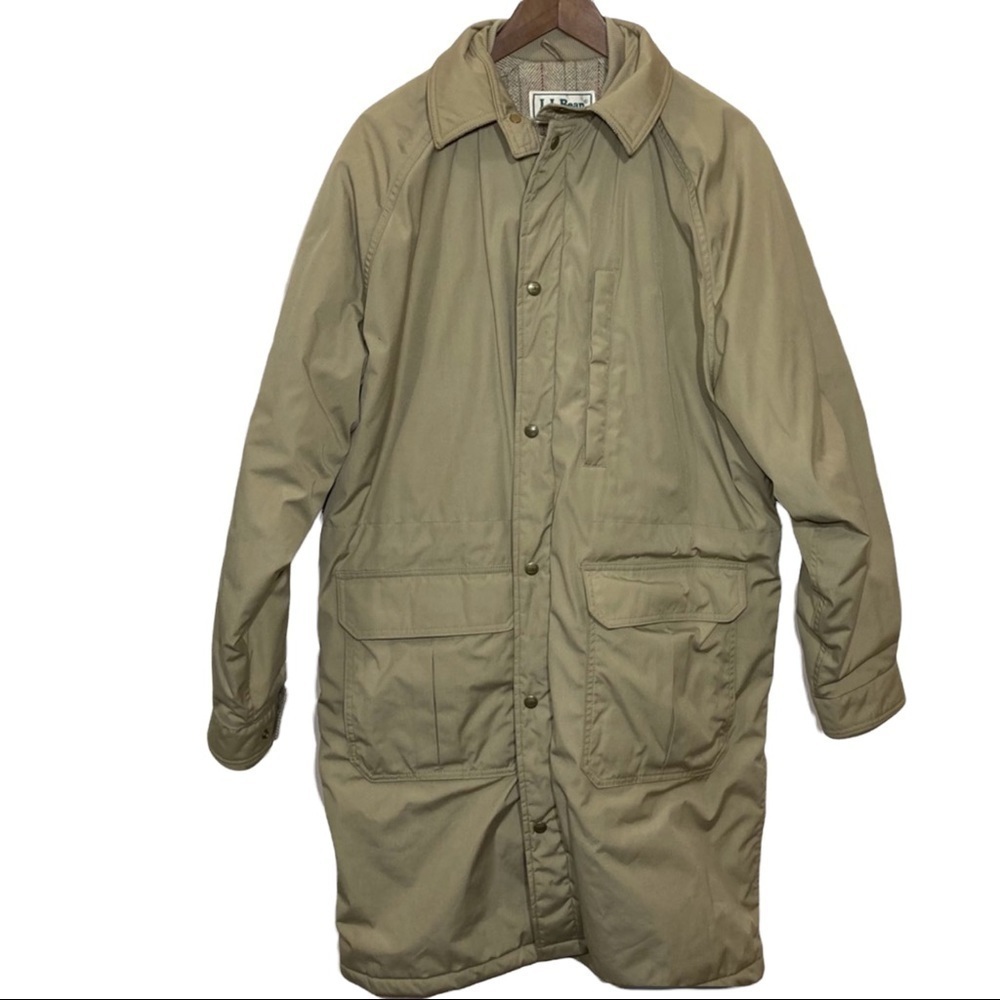 Vintage L.L. bean mens MT medium tall wool lined parka